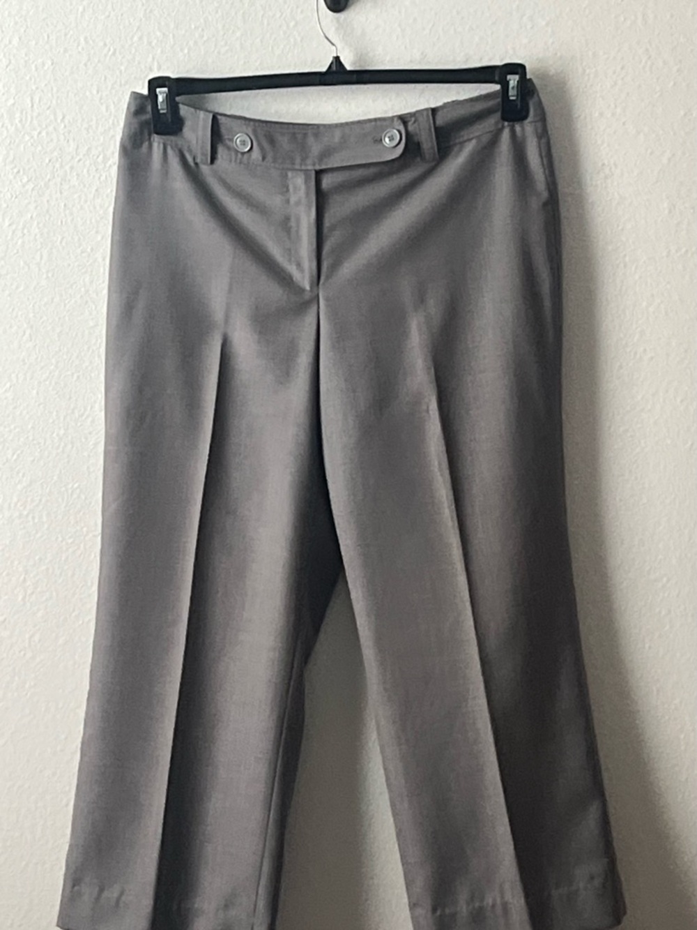 Ann Taylor Classy Relaxed Fit Black Curvy Fit Pants, Size 12